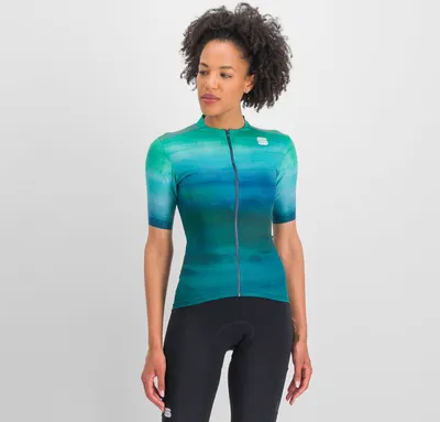 Produktbild von SPORTFUL Kurzarm Fahrradtrikot - FLOW SUPERGIARA - Türkis XS