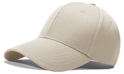 Immagine prodotto di Cappello da baseball unisex, regolabile, in cotone, color beige