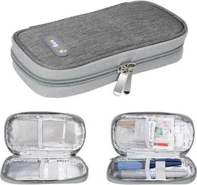 Produktbild von Kühltasche für Insulin, kompakt, wasserdicht, medizinisch
