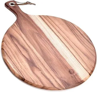 Immagine prodotto di Tagliere e vassoio da portata in legno per pizza - 1 pezzo - 40 cm