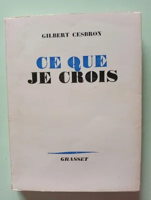 Image de Ce que je crois