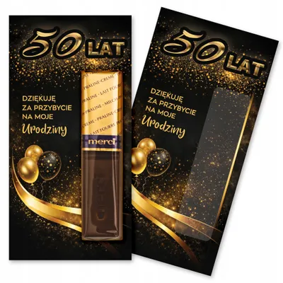 Image de Cadeaux de remerciement pour les invites - MERCI pour 50 anniversaire - 4 pieces