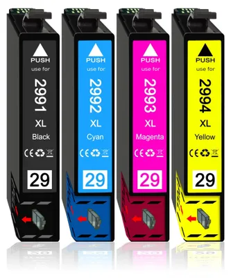 Produktbild von 4er Pack Druckerpatronen 29 29XL kompatibel mit Epson XP-247