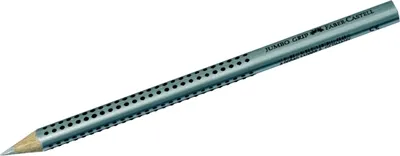 Zdjęcie produktu dla 12x Ołówek kolorowy Faber-Castell 110982 Jumbo GRIP srebrny