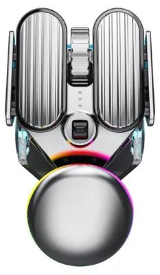 Productafbeelding van Elementkey CyberWing Draadloze Gaming Muis met Bluetooth 5.1, 2.4GHz, 4800 DPI,