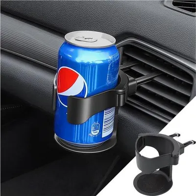 Image de Porte-gobelets automatique - Réglable - Support de bouteilles multifonctionnel - Antidérapant - Adapté aux gobelets jusqu'à 8 cm - Matériau durable - Récipient à boissons