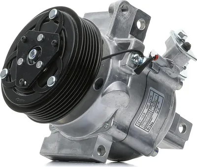 Image de Compresseur de climatisation 12 V Ø 100 mm DKV06R NRF pour e.a. TOYOTA AYGO