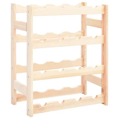Immagine prodotto di Portabottiglie per 16 bottiglie in legno di pino