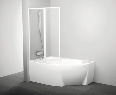 Obrázok produktu pre Vaňová zástena RAVAK ROSA VSK2 160 L dvojdielna