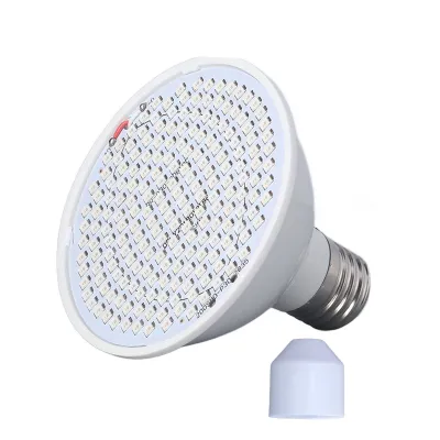 Produktbild von Rastlinné svetlo E27 žiarovka Červené modré svetlo E27 LED žiarovka pre vnútorné sadenice