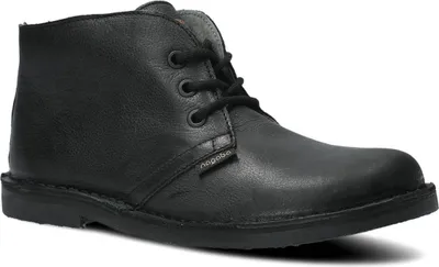 Produktbild von NAGABA Boots Herren Lederschuhe mit Leder-Einlegesohle, Schwarz, 46