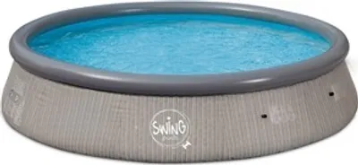 Produktbild von Quick Up Pool 366 x 91cm - Rattan dunkel