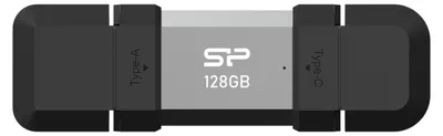 Image de Silicon Power SP128GBUC3C51V1S Clé USB 128 Go USB Type-A / USB Type-C 3.2 Gen 1 (3.1 Gen 1) Noir, Argent