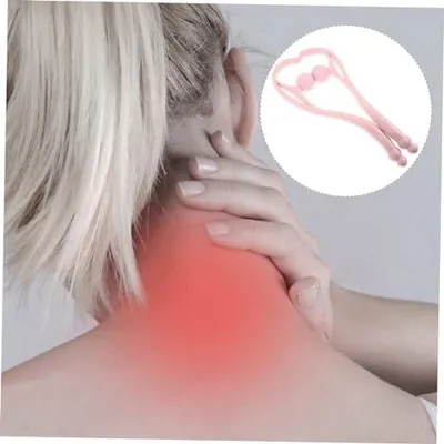 Produktbild von Nackenmassagegerät mit Massagekugeln für Triggerpunkttherapie Ergonomisches Selbstmassagegerät zur Schmerzlinderung an Nacken und Schultern für Hause oder Unterwegs
