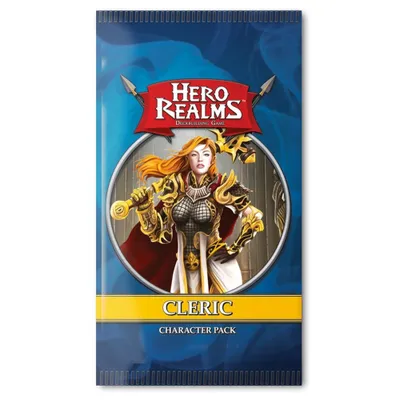 Produktbild von Hero Realms: Character Pack – Cleric – Brettspiel – White Wizard Games – 2-4 Spieler – 0+