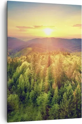 Produktbild von Bild auf Leinwand - Leinwandbild - Einteilig - Berge Natur - 70x100cm - Wand Bild - Wanddeko - Wandbilder - Leinwanddruck - Kunstdruck - Wanddekoration - Leinwand bilder - Wandbild - PA70x100-3697