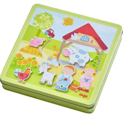 Produktbild von Magnetische Puzzlebox Bauernhof Thema