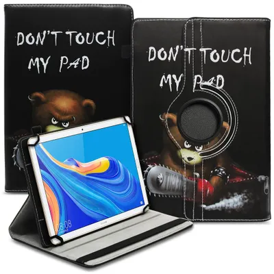Produktbild von Tablet Tasche für Lenovo Tab 4 10 / Tab 4 10 Plus Schutzhülle Hülle Case DrehbarFarbe Uni 360 Taschen:Motiv 8