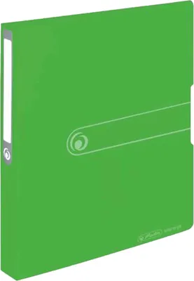 Produktbild von Herlitz Ringbuch 11226388 DIN A4 2Ringe 25mm opak apfel