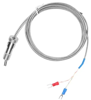 Obrázek produktu pro Termočlánek s bajonetovou kompresní pružinou typu K Teplotní senzor Drát 0-400 ℃ (5 m)