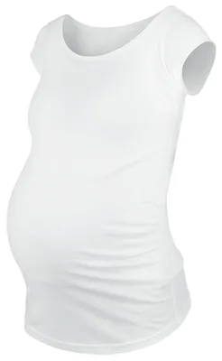 Produktbild von Umstandsmode T-Shirt Damen T-Shirt weiß XXL