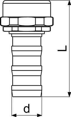 Immagine prodotto di Js Gartenspritze, Form Siro Mit Drehbarem Kopf,Dn20,3/4",Ms