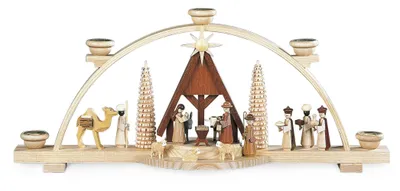 Produktbild von Schwibbogen Christi Geburt (47cm) von Müller Kleinkunst