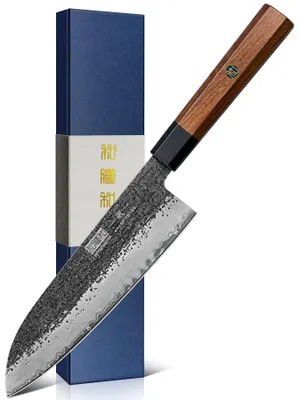 Immagine prodotto di HOSHANHO, coltello Santoku da cucina giapponese, lama da 18 cm, affilato