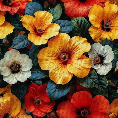 Produktbild von OUTDOOR DEKOSTOFFE OXFORD - Motiv Blumen I DX5616