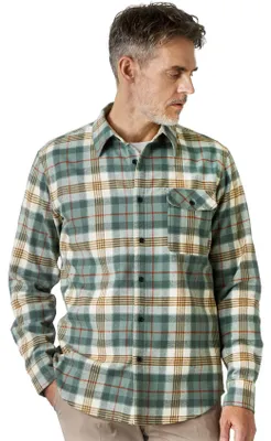 Produktbild von Herren Flanellhemd - Button Down 100% Baumwolle, Lange Ärmel