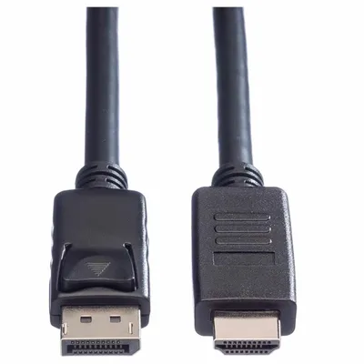 Image de ROLINE Câble DisplayPort DP - HDTV, ST/ST, noir, 1,5 m