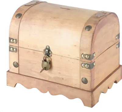 Produktbild von SEVICO Schatztruhe Schatzkiste mit Schloss Holz Holzkiste Holztruhe Piraten Truhe Box verschiedene Größen Varianten F48