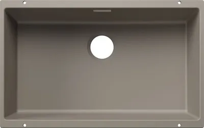 Produktbild von BLANCO SUBLINE 700-U für Farbige Komponenten Einbauspüle SILGRANIT tartufo ab 80 cm ohne Ablauffernbedienung - inkl.