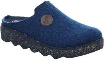 Produktbild von Rohde Damen Pantoffeln Hausschuhe Softfilz Foggia 6120, Größe:38 EU, Farbe:Blau