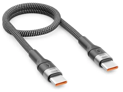 Produktbild von deleyCON 0,30m USB-C Kabel PD 3.0 PPS 100W USB-C auf USB-C
