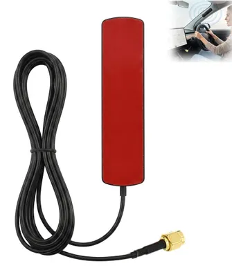 DAB-Antenne für Auto, SMB, 3 m RG174 Kabel, Klebe-Antenne