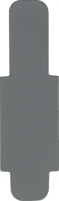Produktbild von Stecksignale 12x40mm VE=50x50 Stück grau