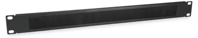 Produktbild von Equip 19" Kabeldurchführung 1HE mit Bürsteneinsatz schwarz