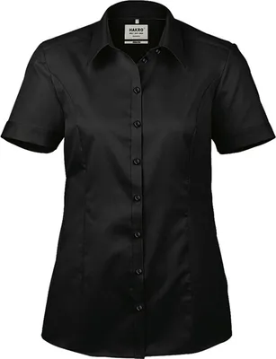 Produktbild von HAKRO Hakro Damen Bluse Business 1/2 Arm #112 Gr. XL schwarz