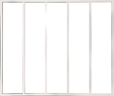 Produktbild von Innenfenster aus pulverbeschichtetem Aluminium Weiß 150 x 105 cm (B x H) – BAYVIEW