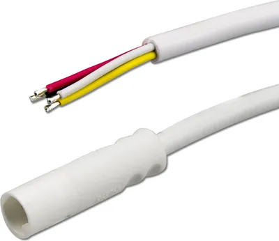 Produktbild von ISOLED Mini-Plug RGB Anschlussfassung female, 1m, 4-polig, IP54, weiß, max. 48V/6A