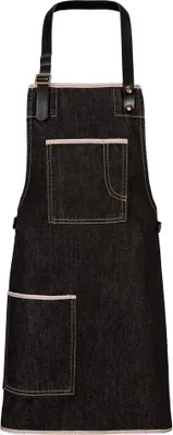 Produktbild von EXNER Kinder Latz-Schürze, 100% Baumwolle, schwarz,  B60 x L45 cm