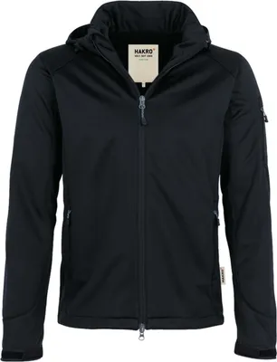 Produktbild von HAKRO Softshelljacke ONTARIO 848 schwarz Uni, L