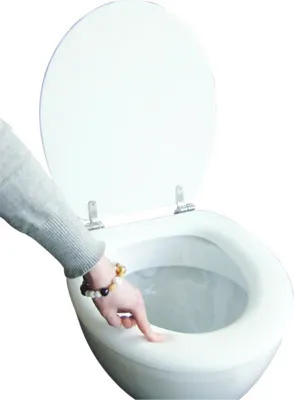 Produktbild von Adob PREMIUM gepolsterter soft-WC-Sitz weiß, A69502