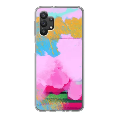 Produktbild von MuchoWow® Handyhülle Schutzhülle Hülle für Samsung Galaxy A32 5G Farbe - Regenbogen - Abstrakt Silikon Softcase Handy Hülle - Softcase