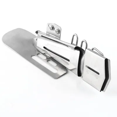 Produktbild von Nähmaschinen Binder, Industrielles Einlegeführer für Schrägband und Biese, Für Flachnahtmaschinen, Bandbreite 48mm (1-7/8")