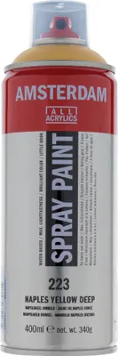 Produktbild von Amsterdam Sprühfarbe Spraydose hochpigmentiert 400 ml Neapelgelb Dunkel 223