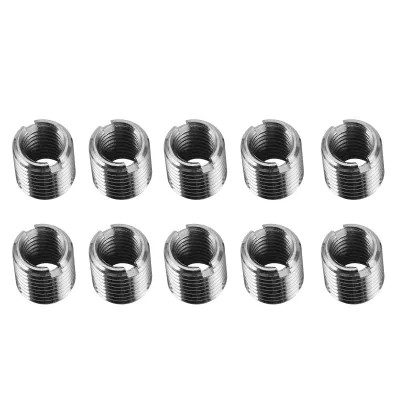 Immagine prodotto di Dado di riparazione, dado per inserti filettati, dado a filettatura fine, set di dadi in acciaio inox, set di manicotti di riparazione, strumento di espansione della filettatura