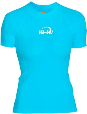 Produktbild von Iq-uv Uv 300 Slim Fit Damen Rashguard Kurzarm Blau 2XS Damen Blau 2XS