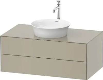 Produktbild von DURAVIT WT4986060600010 WTU White Tulip wandhängend, 2 SchKa